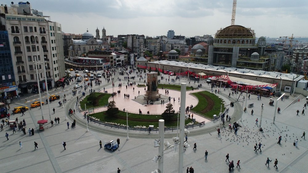 Площадь таксим фото İstanbul’un simge yerlerinde corona virüs değişimi - Son Dakika Türkiye Haberler