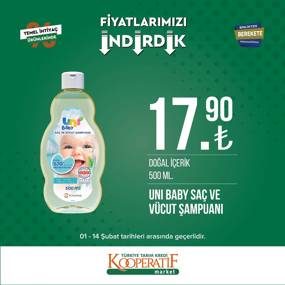 Tarım Kredi Kooperatif Market güncel indirimli ürünler listesini paylaştı Tarım Kredi Kooperatif Market yeni indirimli ürünler listesi belli oldu (1-14 Şubat güncel indirimli ürünler kataloğu) - 10