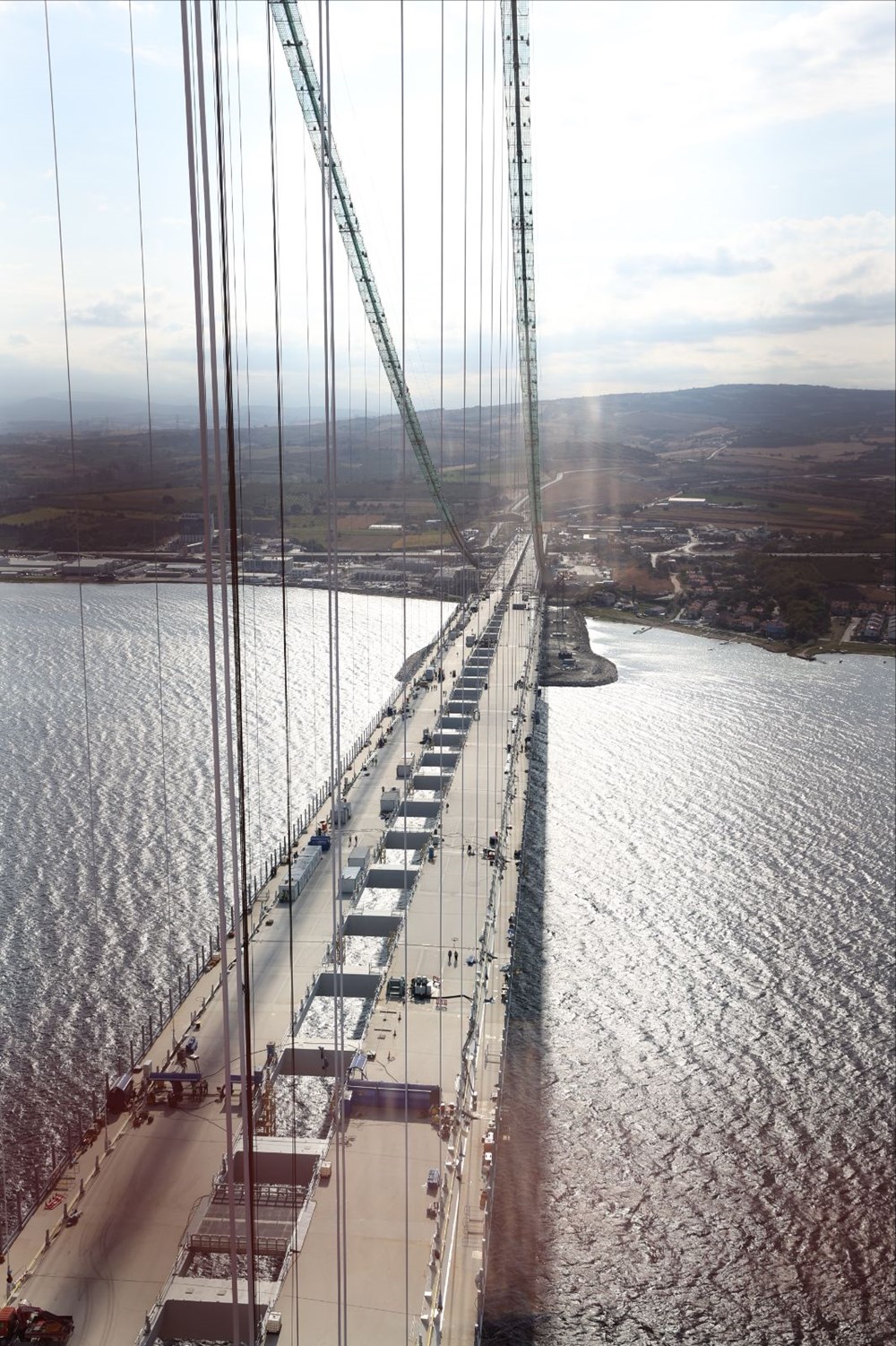 1915 Çanakkale Köprüsü 318 metre yükseklikten görüntülendi - 4