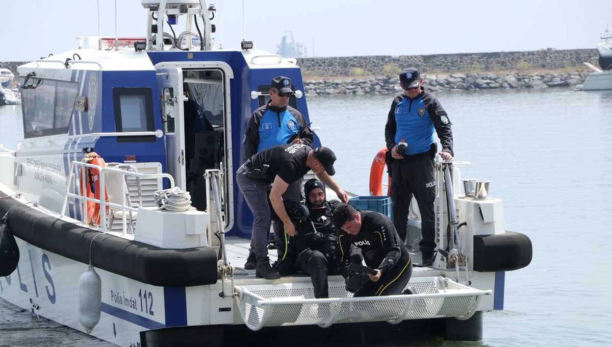 Deniz polisiyle Marmara'ya dalış yaptı Deniz polisiyle Marmara'ya dalış yaptı
