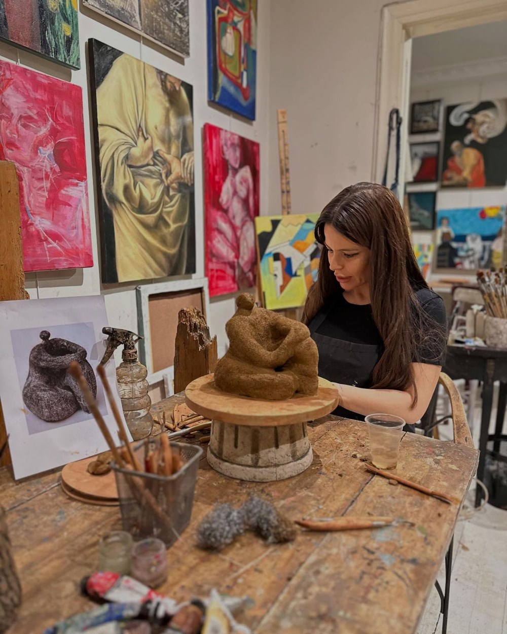 Simge Sağın'dan Sanata Dokunuş: İlk Heykel Deneyimi! 75 zYVw3PEe10qEke JS c2 A