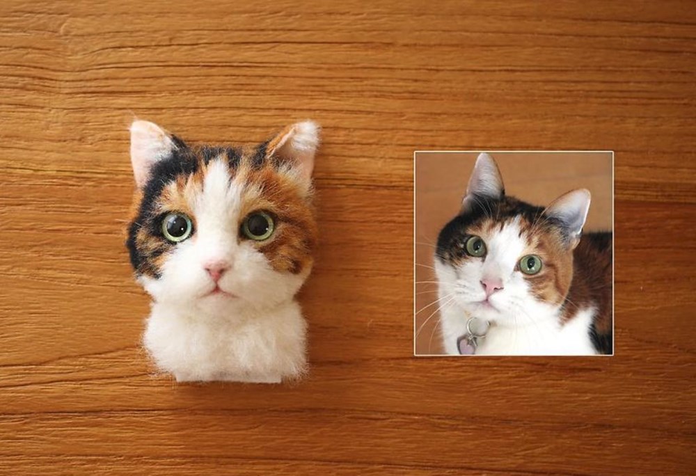 Japon sanatçıdan 3 boyutlu kedi portreleri NTV