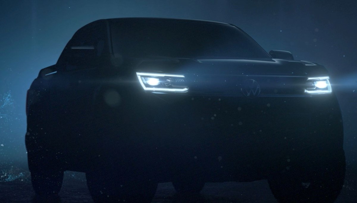 Yeni nesil Volkswagen Amarok'tan ipucu paylaşımı: Matrix LED farlar