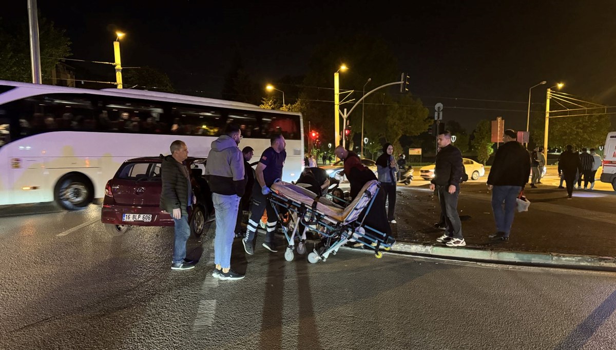 Bursa'da kazada: 7 kişi yaralandı