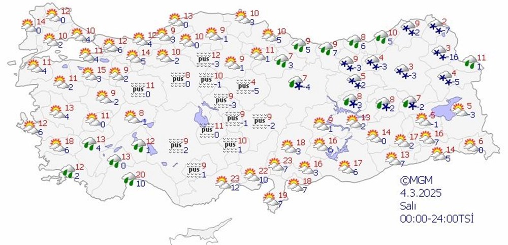 Kar yağışı geri dönüyor! Meteoroloji il il uyardı - 4