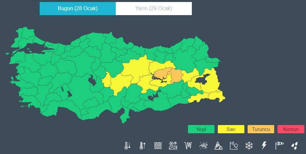 Meteoroloji'den 13 il için kar yağışı uyarısı (İstanbul, Ankara ve diğer illerde bugün hava nasıl olacak?) - 3