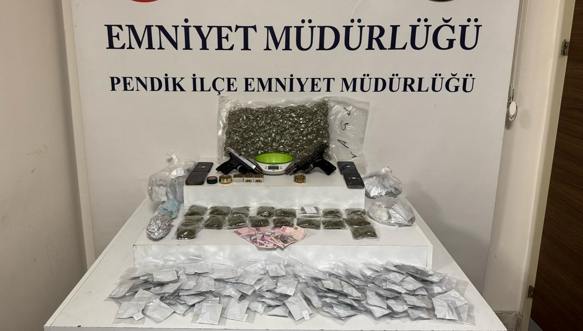 Pendik'te uyuşturucu operasyonu