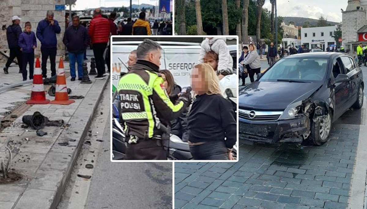 Bodrum’da alkollü sürücü kaçmaya çalıştı, vatandaşlar engel oldu