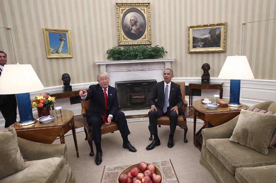 Trump, Oval Ofis'i altınla doldurmuş: Öncesi ve sonrası dikkat çekti - 4