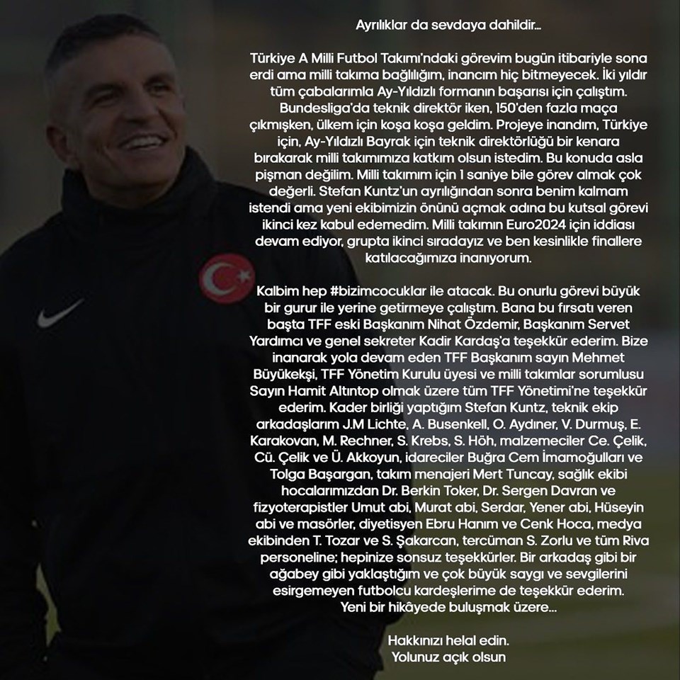 A Milli Futbol Takımı'nda bir ayrılık daha: Kenan Koçak istifa etti - 1