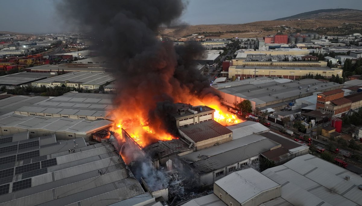 Gaziantep'te fabrika yangını