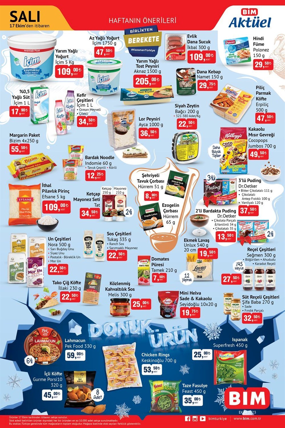 BİM markette bu haftanın yeni indirimli ürünler listesi (17-20 Ekim BİM güncel aktüel ürünler kataloğu) - 1