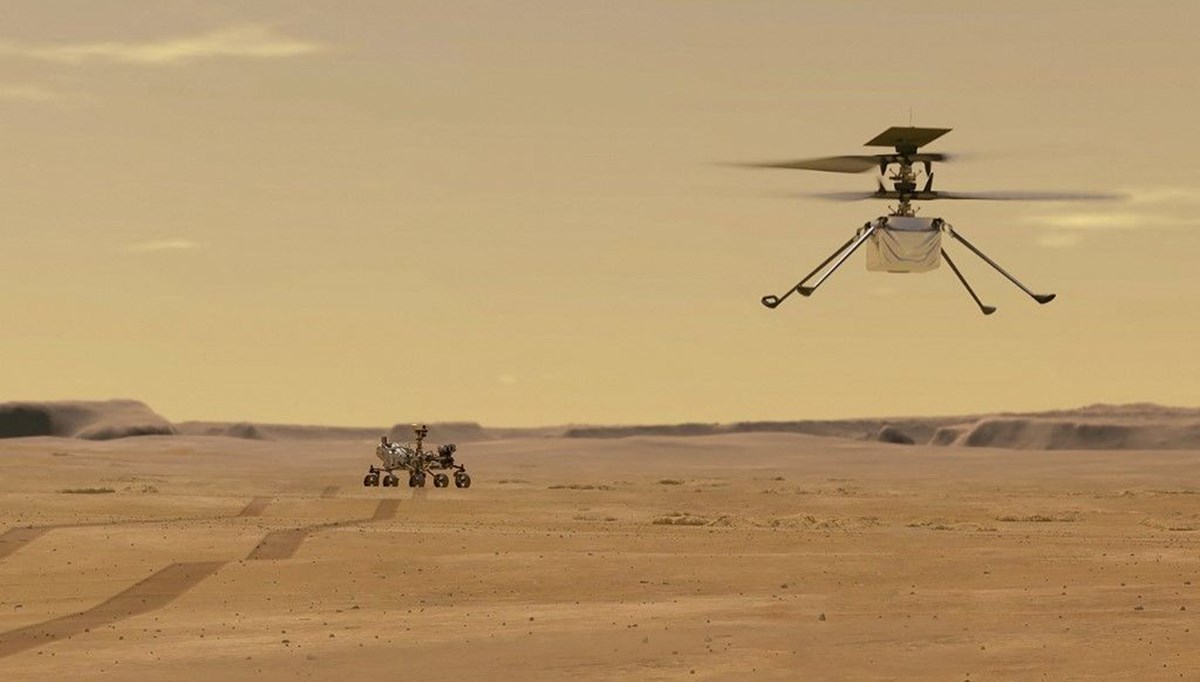 Mars helikopteri son mesajını gönderdi: Artık sabit kalacak