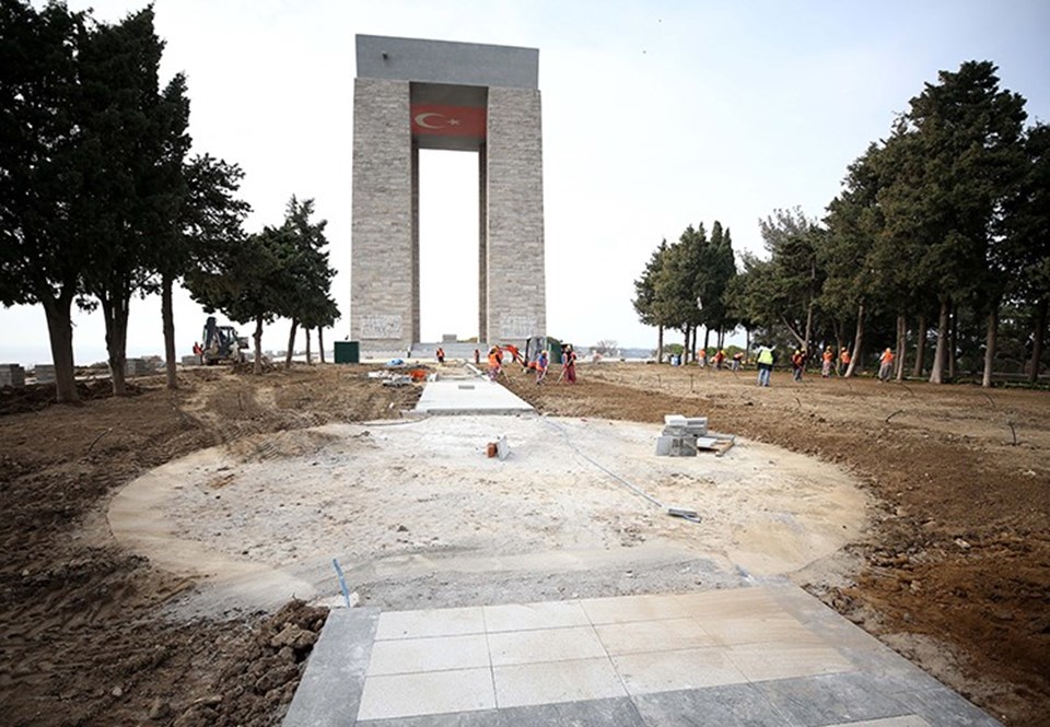 Çanakkale'deki Şehitler Abidesi'nde Cumhuriyet'in 100. yılına özel düzenlemeler yapılıyor - 2