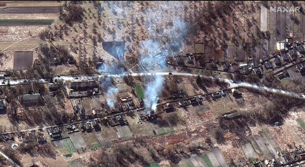 Rusya’nın Ukrayna’ya saldırısında dördüncü hafta: Savaşın ilk gününden bu yana uydu görüntüleri - 39