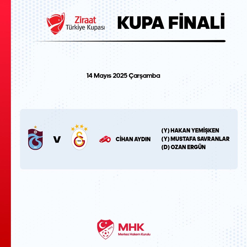 Türkiye Kupası finalinin hakemi açıklandı - 1