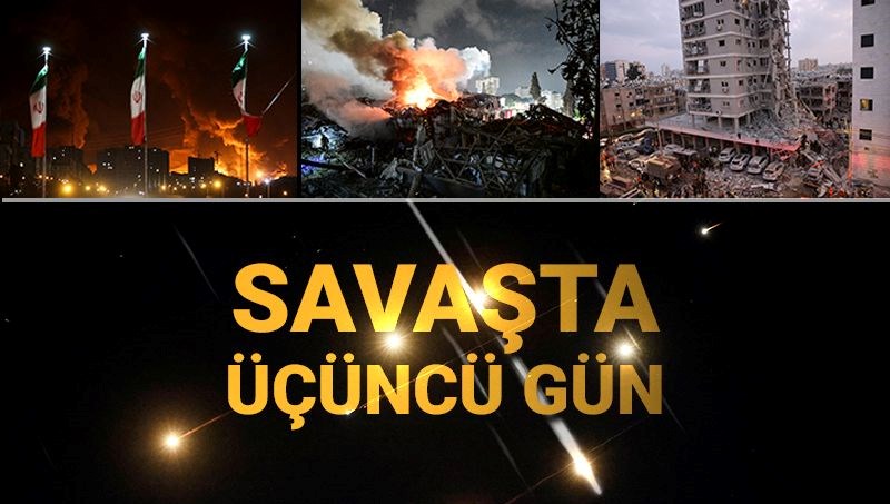 İsrail-İran savaşında üçüncü gün: İsrail'de ölü sayısı 10'a çıktı