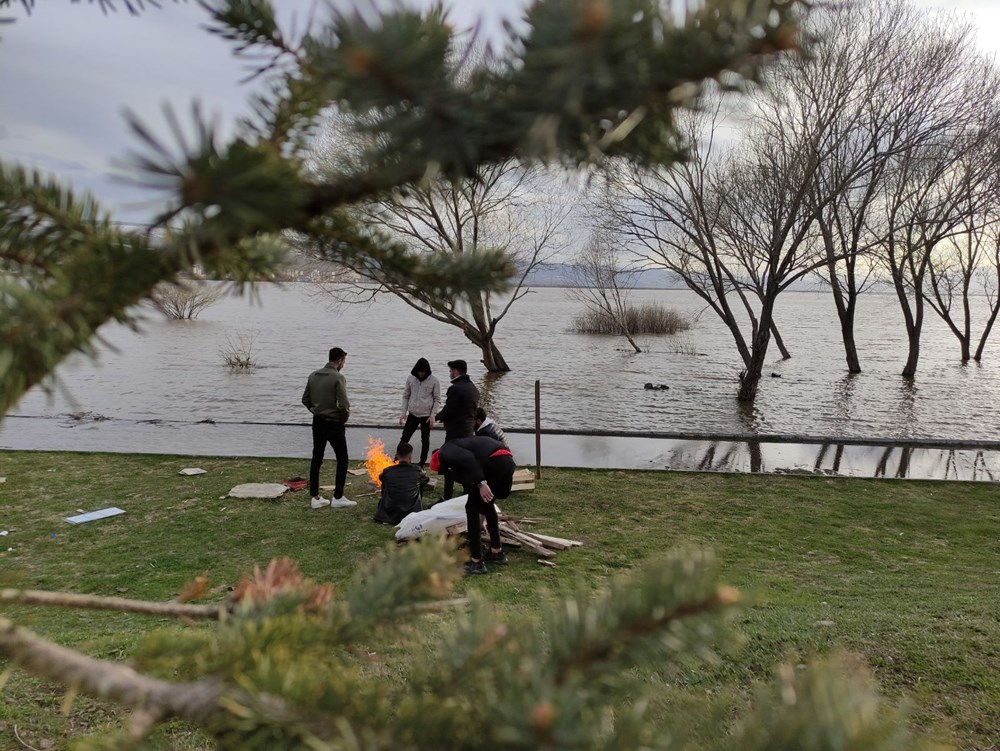 Kura Nehri üçüncü kez taştı: Ova göle döndü - 5