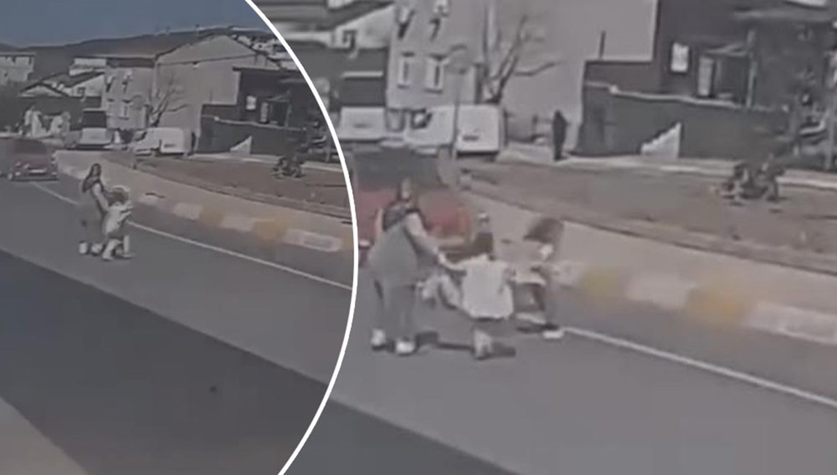 Sultanbeyli’de otomobilin çarptığı kız çocuğu metrelerce savruldu Sultanbeyli’de otomobilin çarptığı kız çocuğu metrelerce savruldu