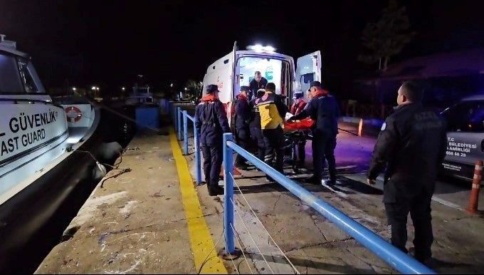 Gökçeada’da rahatsızlanan vatandaş için Sahil Güvenlik operasyonu