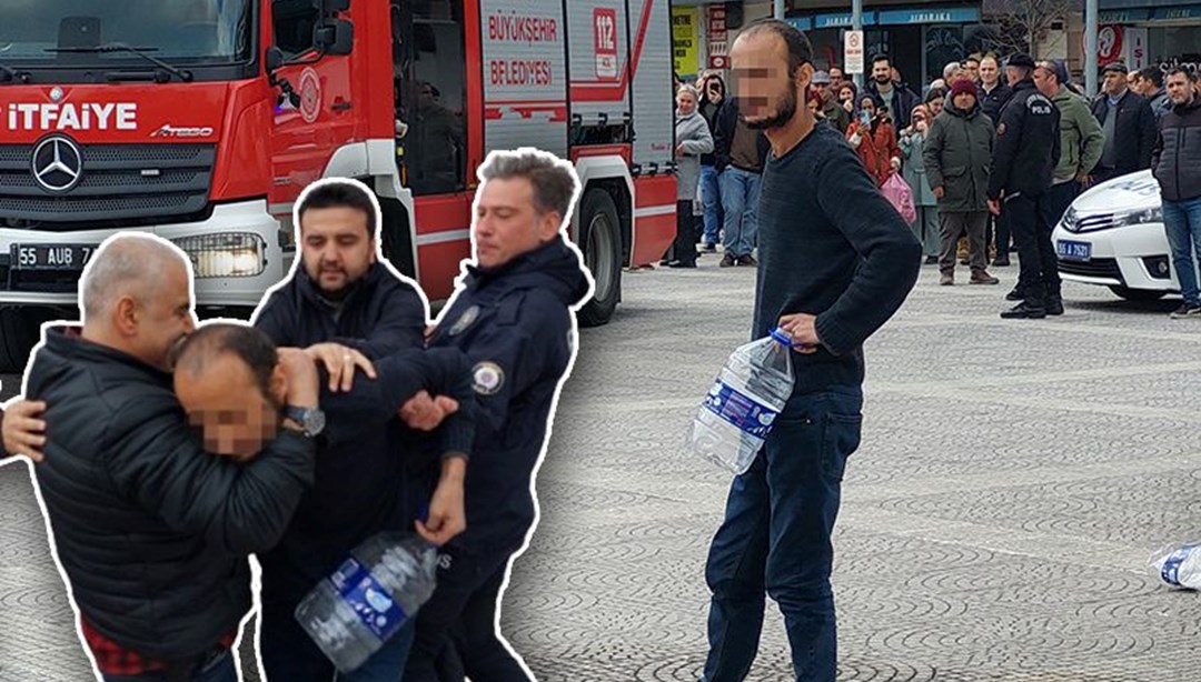 Mahalle yolu için kendini yakacaktı