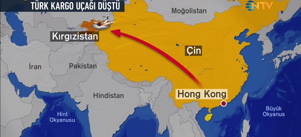 Türk kargo uçağı Kırgızistan'da düştü: 4'ü mürettebat 37 ölü - 3