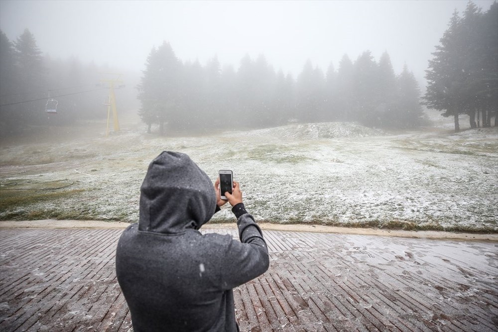 Yurttan manzaralar: Kar erken geldi - 14