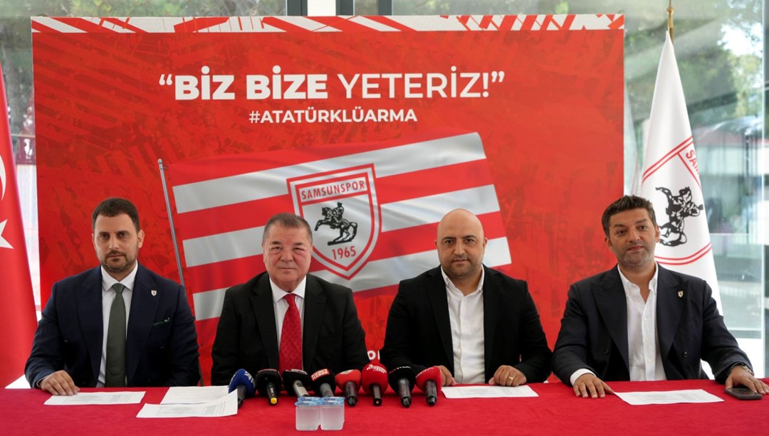Samsunspor'da görev dağılımı belli oldu