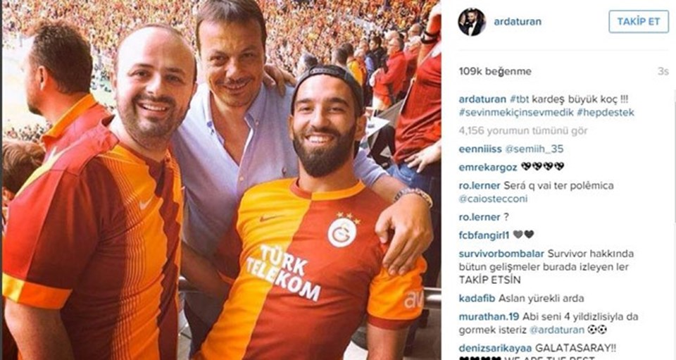 Arda Turan’dan Galatasaray’a destek - 1