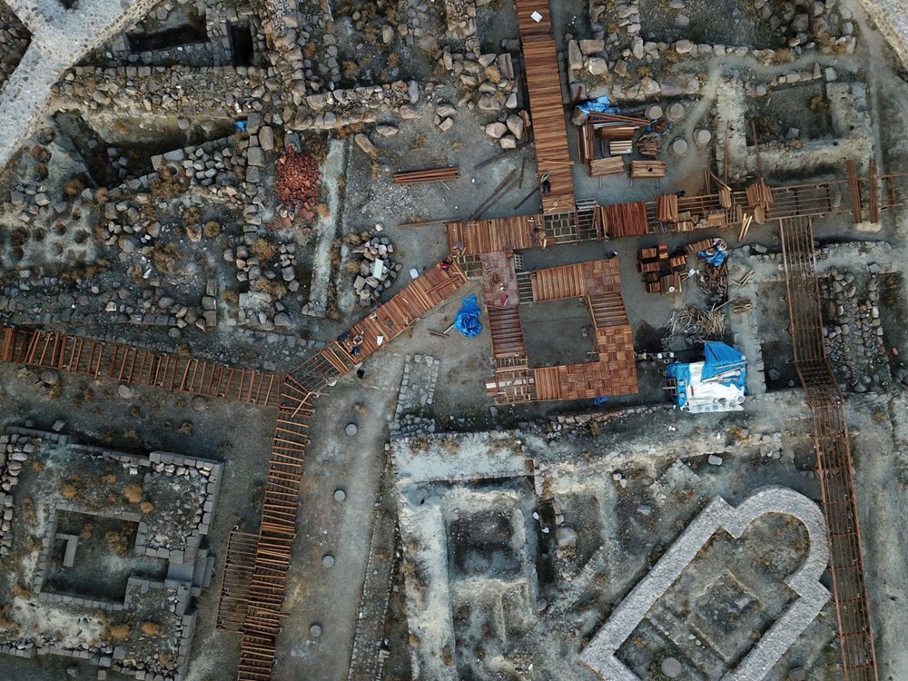 2 bin 900 yıllık Altıntepe Kalesi açık hava müzesine dönüştürülüyor - 4