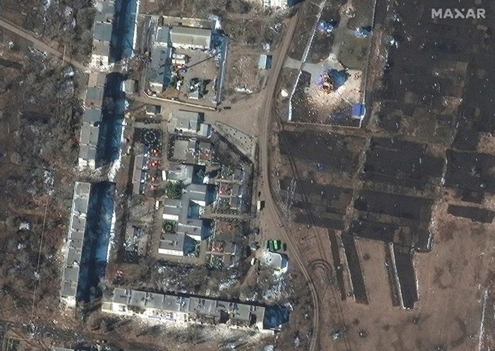 Rusya’nın Ukrayna’ya saldırısında dördüncü hafta: Savaşın ilk gününden bu yana uydu görüntüleri - 10
