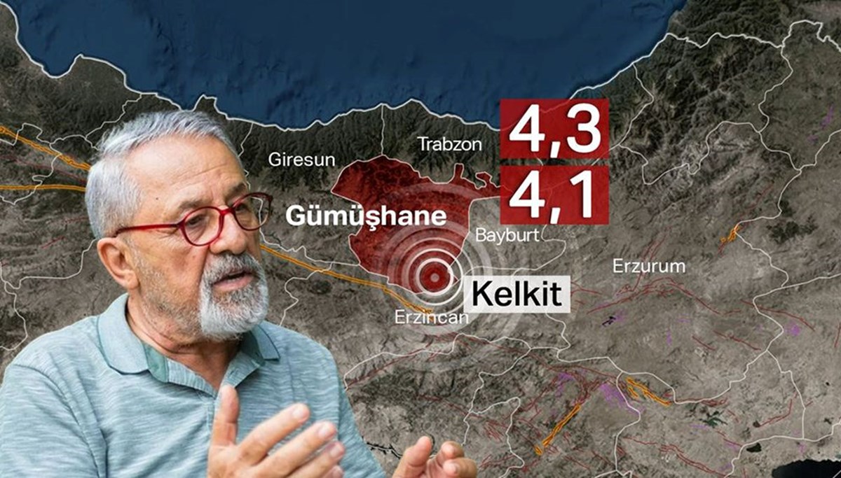 Gümüşhane 22 saat arayla sallandı: Prof. Dr. Naci Görür'den deprem açıklaması Gümüşhane 22 saat arayla sallandı: Prof. Dr. Naci Görür'den deprem açıklaması