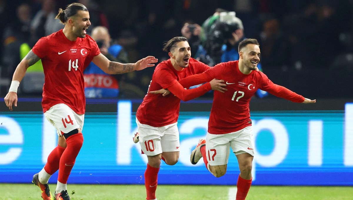 Berlin'de gol yağmuru: A Milliler, Almanya'yı devirdi Berlin'de gol yağmuru: A Milliler, Almanya'yı devirdi