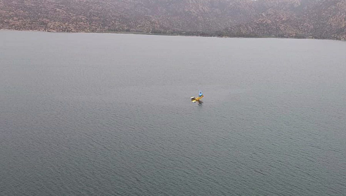 Muğla, Balıkesir, Denizli, Aydın ve Manisa’da orman yangınları: Yangın söndürme uçağı Bafa Gölü'ne sert iniş yaptı