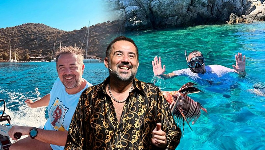 Ata Demirer tatilde: "Hop! Merhaba Akdeniz"