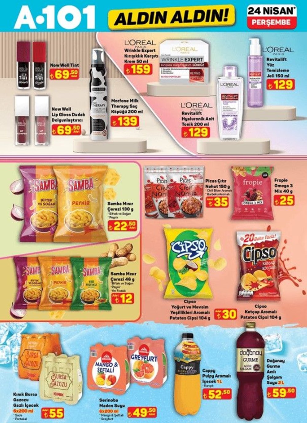 A101'de bu hafta yok yok! A101 aktüel katalog 24 Nisan: A101 marketlerde mesken gereçleri, beyaz eşya, dokuma eserleri, oyuncaklar, mobilya çeşitleri 75 zxch8eguHEKNGsyHk ktfA