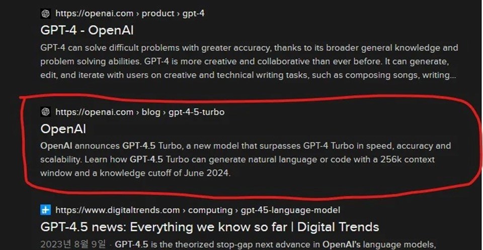 GPT 4,5 Turbo geliyor mu? OpenAI "yanlışlıkla" yeni dil modelini  sızdırdı - 1