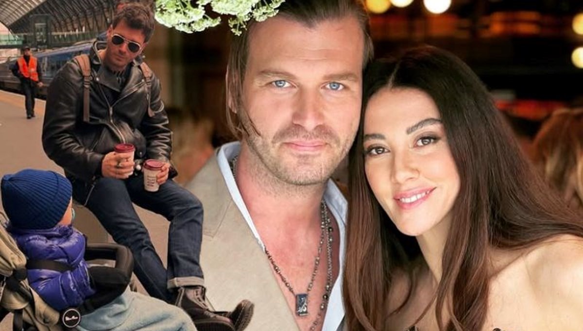 Kıvanç Tatlıtuğ ile oğlu Kurt Efe'den yeni kare